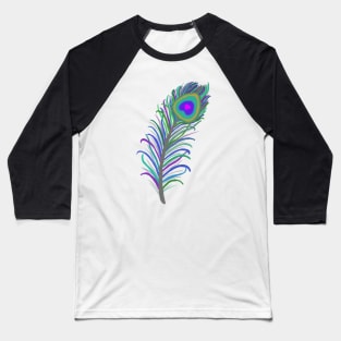 Peacock feather Baseball T-Shirt